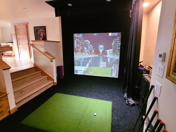 Basement Golf Simulator in Dillon, CO