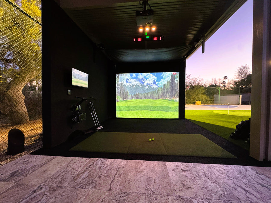 golf simulator installation in paradise valley, az