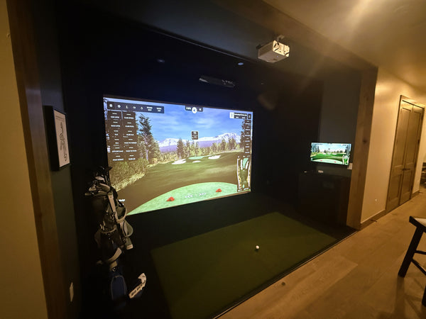 Unique Mountain Golf Simulator Example
