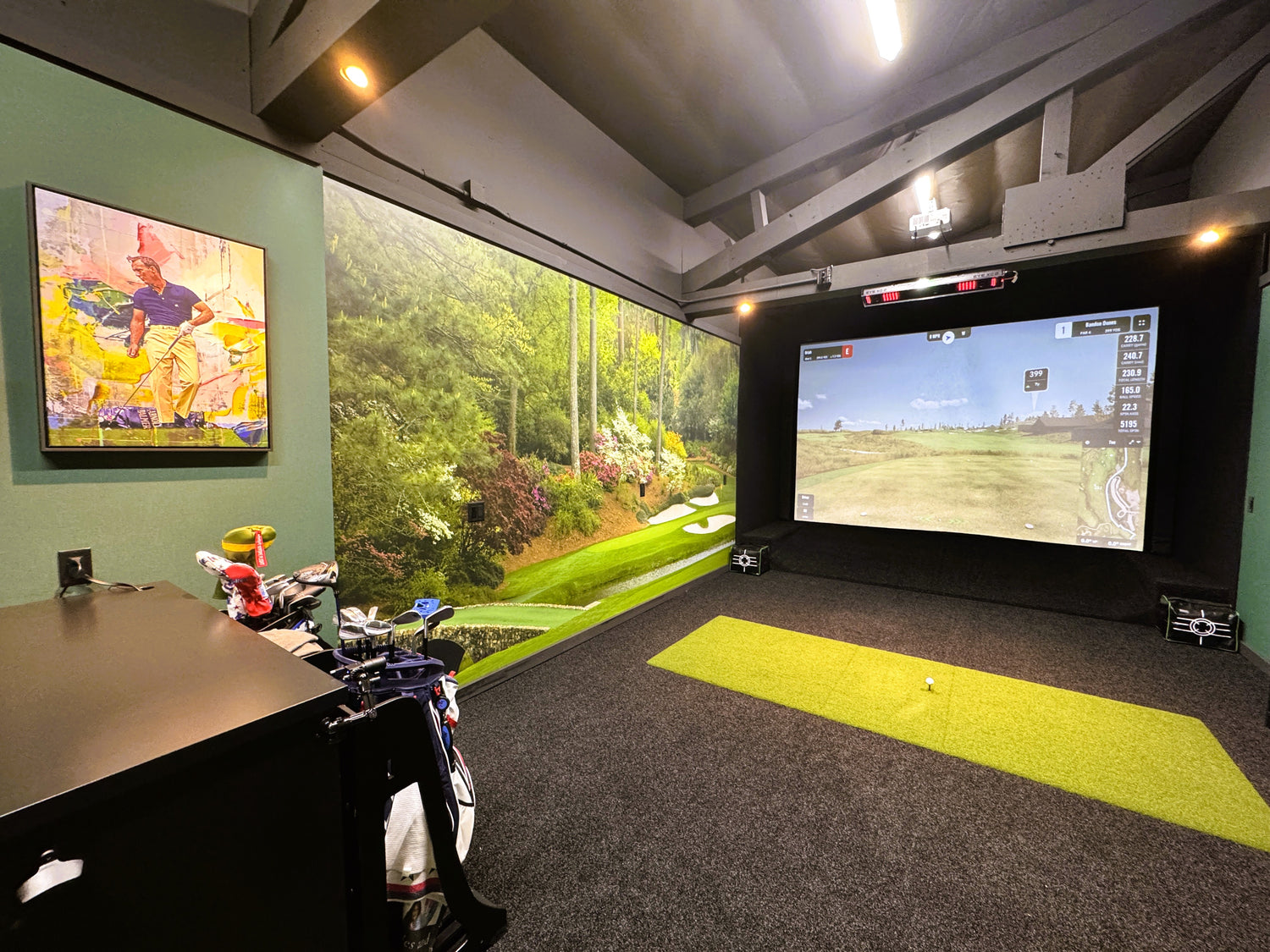 custom golf simulator in West Linn, OR