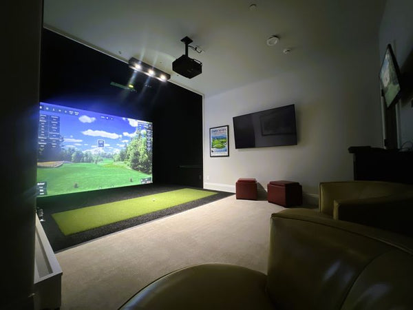 Basement Golf Simulator in Vail, CO