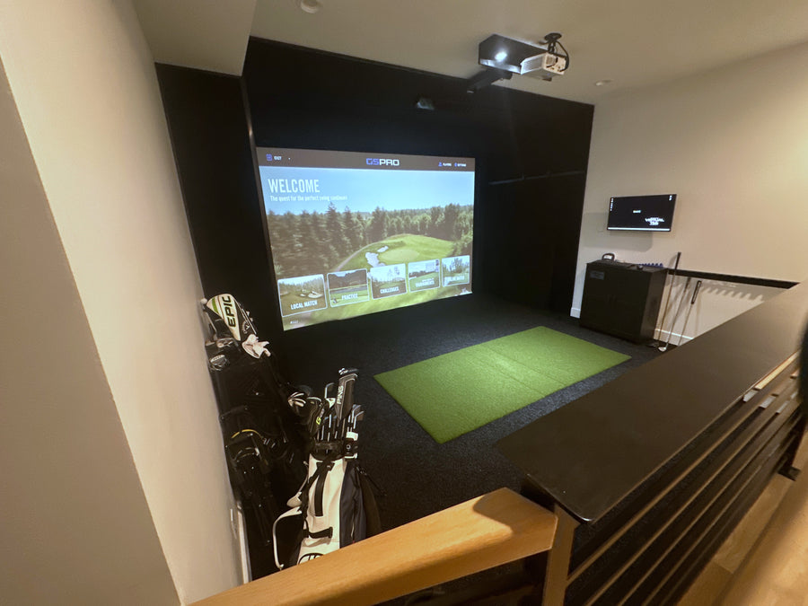 Home golf simulator installed in Goshen, KY