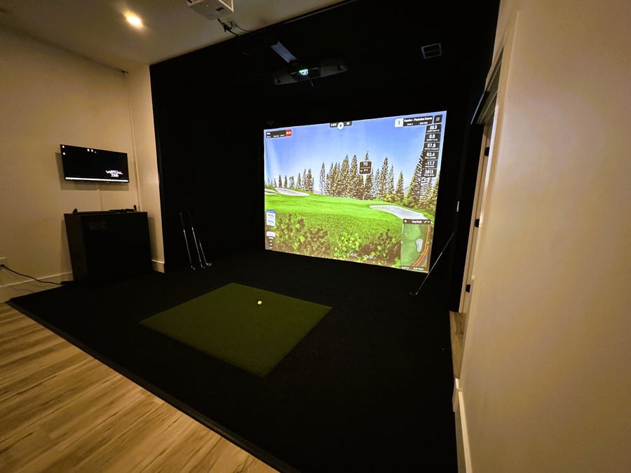 Golf Simulator installation in Boylston, MA