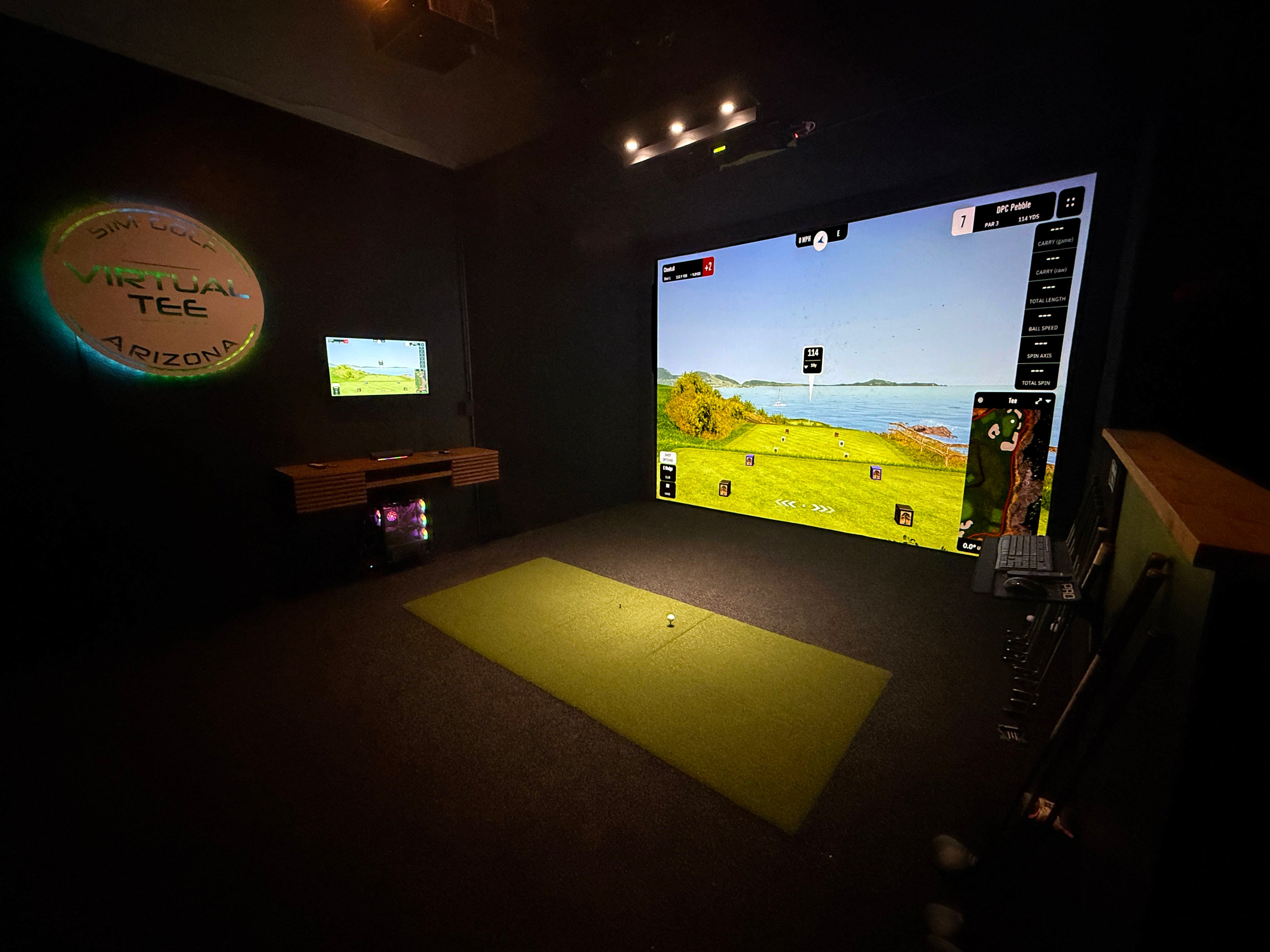 Golf simulator design and installation