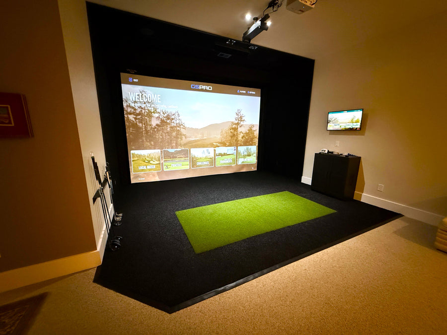 golf simulator installation in Denver, CO