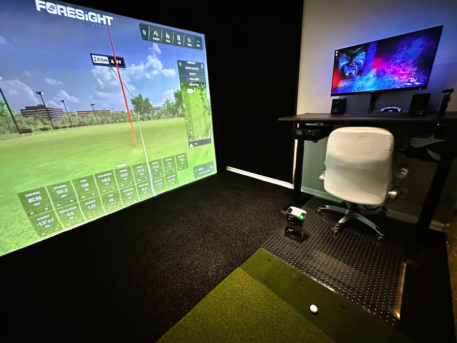 golf simulator setup in Arizona
