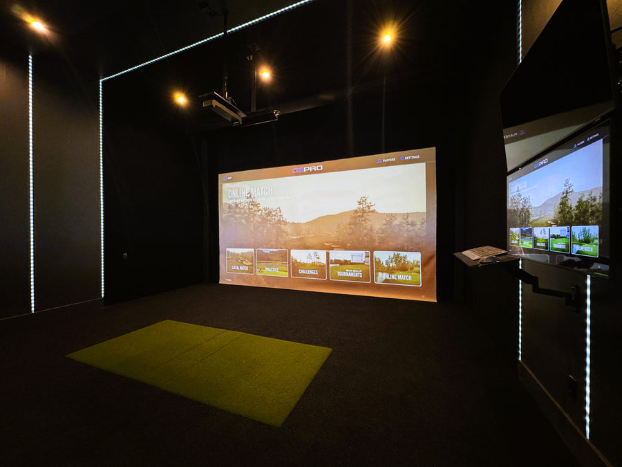 Golf simulator design and installation by Virtual Tee Systems