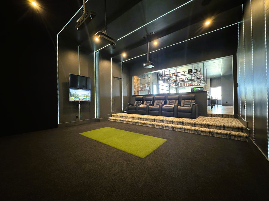 Golf Simulator and Theater Room