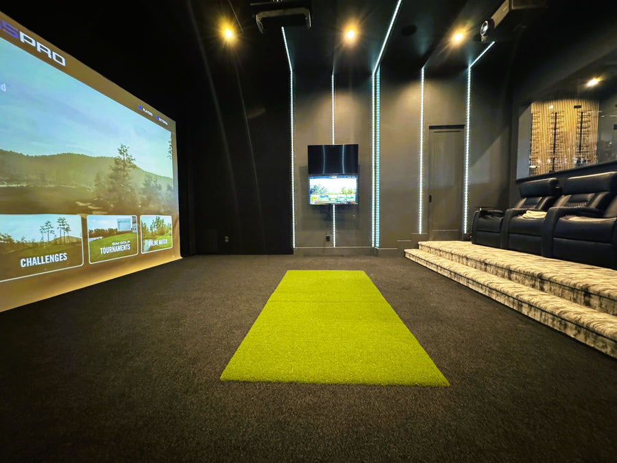 BenQ LK936ST installed in a golf simulator