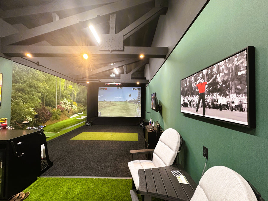 golf simulator custom design and install