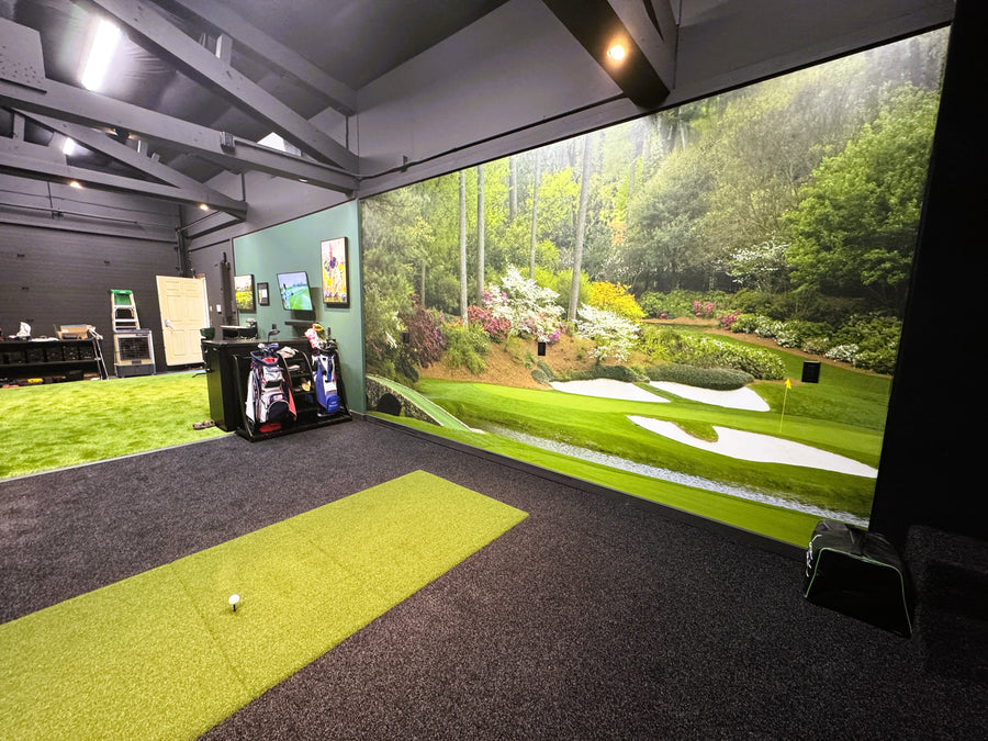 home golf simulator setup