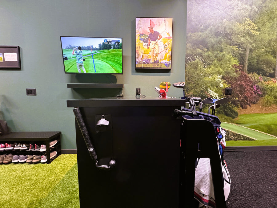 Virtual Tee custom design and installation golf simulator