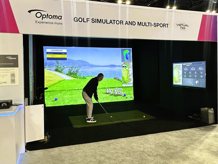 custom golf simulator setup in Orlando, FL