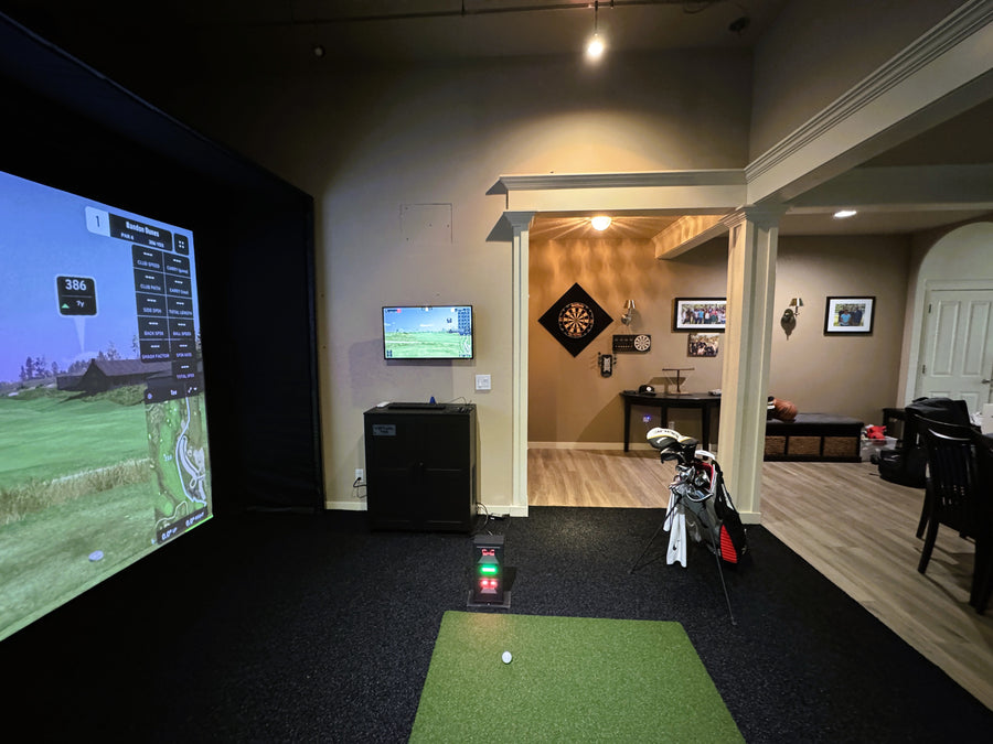 Indoor golf simulator 