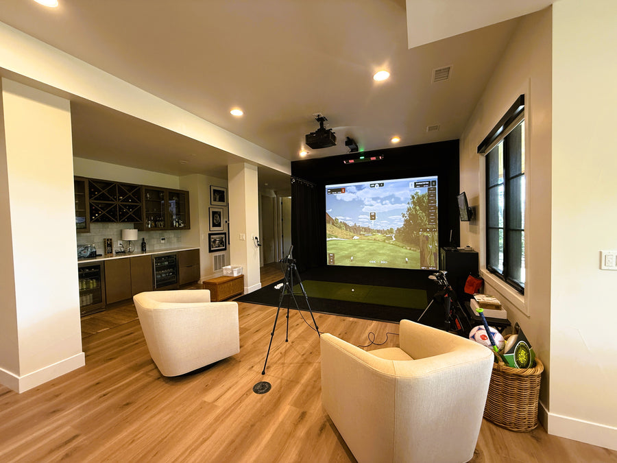 BenQ LK936ST in a golf simulator