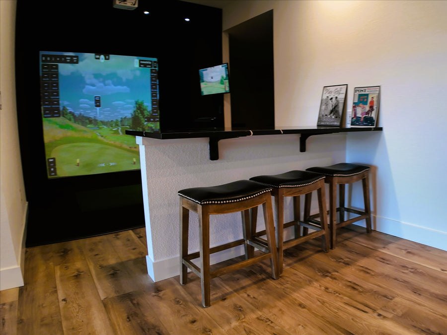 Golf simulator in a smaller space.